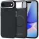 Etui Tech-Protect Ion Carbon MagSafe do Apple iPhone 17 Air Black/silver 1