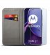 Etui do Motorola Moto G84 5G SMART MAGNET CASE PORTFEL + SZKŁO 9H 2