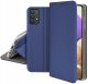 krainaGSM Etui z klapką do Samsung Galaxy A32 5G Zamykane Granatowe Futerał +Szkło 9H 5