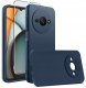 krainaGSM Etui do Xiaomi Redmi A3 4G silikonowe MATOWE CZARNE + SZKŁO OCHRONNE 9H 1