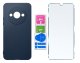 krainaGSM Etui do Xiaomi Redmi A3 4G silikonowe MATOWE CZARNE + SZKŁO OCHRONNE 9H 6