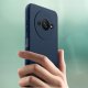 krainaGSM Etui do Xiaomi Redmi A3 4G silikonowe MATOWE CZARNE + SZKŁO OCHRONNE 9H 7