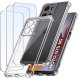 krainaGSM ZESTAW Etui do Motorola G75 5G ANTI-SHOCK CLEAR WZMACNIANE +3 SZTUKI SZKŁO 1