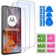 krainaGSM ZESTAW Etui do Motorola G75 5G ANTI-SHOCK CLEAR WZMACNIANE +3 SZTUKI SZKŁO 7