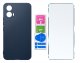 krainaGSM Etui do Motorola Moto G34 5G CASE SOFT MATT PLECKI + SZKŁO OCHRONNE 9H 6