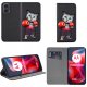 krainaGSM Etui do Motorola Moto G24 |G24 POWER |G04 MAGNET WZORY CASE PORTFEL + SZKŁO 2