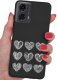 krainaGSM Etui do Motorola Moto G24 | G24 POWER | G04 CASE WZORY MATT PLECKI + SZKŁO 1