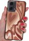 krainaGSM Etui do Motorola Moto G24 | G24 POWER | G04 CASE WZORY MATT PLECKI + SZKŁO 1
