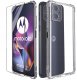 Etui do Motorola Moto G54 5G|Power Edition ANTI-SHOCK CLEAR CASE + Szkło 9H 7