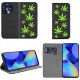 krainaGSM Etui do Tecno Spark 10 Pro MAGNET WZORY CASE PORTFEL + SZKŁO OCHRONNE 9H 2