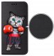 krainaGSM Etui do Realme 11 4G MAGNET WZORY CASE PORTFEL + SZKŁO 9H 3