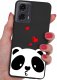krainaGSM Etui do Motorola Moto G24 | G24 POWER | G04 CASE WZORY MATT PLECKI + SZKŁO 1