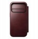 NOMAD Modern Leather Folio - skórzane etui do iPhone 17 Pro kompatybilne z MagSafe; skóra Horween (burgundy) 3