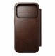 NOMAD Modern Leather Folio - skórzane etui do iPhone 17 Pro kompatybilne z MagSafe; skóra Horween (rustic brown) 3