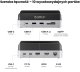 Stacja dokująca Orico Stacja dokująca do MacMini M4, USB-C 10 Gbps, z obudową M.2 NVMe, pionowa, metalowa 4