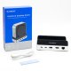 Stacja dokująca Orico Stacja dokująca do MacMini M4, USB-C 10 Gbps, z obudową M.2 NVMe, pionowa, metalowa 9