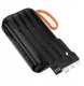 Powerbank Hoco Powerbank Hoco 10000 mAh 2A z wbudowanymi kablami USB A + USB C + Lightning + Micro USB oraz podwójną latarką J151 czarny 7