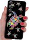 krainaGSM ETUI do Samsung A54 5G WZORY | SILIKONOWE MATT CASE + SZKŁO 9H 2
