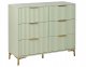 Komoda 6 szuflad WALCOTT Jasnozielony 1