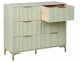 Komoda 6 szuflad WALCOTT Jasnozielony 4