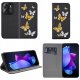 Etui do Tecno Spark Go 2023 MAGNET WZORY CASE PORTFEL + SZKŁO OCHRONNE 9H 2
