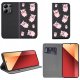 krainaGSM Etui do Xiaomi Redmi Note 13 |13 4G MAGNET CASE PORTFEL + SZKŁO 9H 2