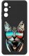 krainaGSM ETUI do Samsung A14 5G WZORY | SILIKONOWE MATT CASE + SZKŁO HARTOWANE 9H 3