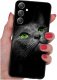 krainaGSM Etui do Samsung Galaxy M55 5G WZORY |SILIKONOWE MATT CASE + SZKŁO 9H 1
