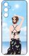 krainaGSM Etui do Samsung Galaxy M55 5G WZORY |SILIKONOWE MATT CASE + SZKŁO 9H 3
