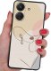 krainaGSM Etui do Xiaomi Redmi 13C | Poco C65 CASE WZORY MATT PLECKI +SZKŁO 9H 1