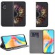 Etui do Oppo A58 4G MAGNET WZORY CASE PORTFEL + SZKŁO 9H 2