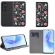 Etui Honor 90 Lite 5G MAGNET WZORY CASE PORTFEL + SZKŁO 9H 2