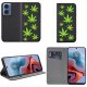 krainaGSM Etui do Motorola Moto G34 5G MAGNET WZORY CASE PORTFEL + SZKŁO 9H 2