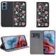 krainaGSM Etui do Motorola Moto G34 5G MAGNET WZORY CASE PORTFEL + SZKŁO 9H 2