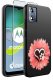 krainaGSM Etui do Motorola Moto E13 WZORY |SILIKONOWE MATT CASE + SZKŁO 9H 2