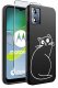 krainaGSM Etui do Motorola Moto E13 WZORY |SILIKONOWE MATT CASE + SZKŁO 9H 2