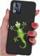 krainaGSM Etui do Motorola Moto E13 WZORY |SILIKONOWE MATT CASE + SZKŁO 9H 1