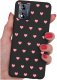 krainaGSM Etui do Motorola Moto E13 WZORY |SILIKONOWE MATT CASE + SZKŁO 9H 1