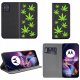 krainaGSM Etui Motorola Moto G54 5G|Power Edition MAGNET WZORY CASE PORTFEL +SZKŁO 9H 2