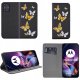 Etui Motorola Moto G54 5G|Power Edition MAGNET WZORY CASE PORTFEL +SZKŁO 9H 2