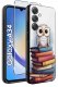 krainaGSM ETUI do Samsung A34 5G WZORY | SILIKONOWE MATT CASE + SZKŁO 9H 1