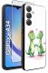 krainaGSM ETUI do Samsung A34 5G WZORY | SILIKONOWE MATT CASE + SZKŁO 9H 1