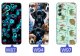 krainaGSM ETUI do Samsung A34 5G WZORY | SILIKONOWE MATT CASE + SZKŁO 9H 13
