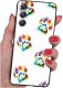 krainaGSM ETUI do Samsung A34 5G WZORY | SILIKONOWE MATT CASE + SZKŁO 9H 2