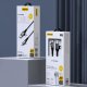 Kabel USB Dudao USB-A + USB-C - USB-C + Lightning 1 m Czarny (6976625334797) 2