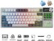 ROYAL KLUDGE RK S85 White Night Gaming Keyboard Cloud switch 1