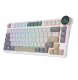 ROYAL KLUDGE RK N80 Pearly Dawn Gaming Keyboard Brown switch 2