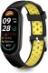 Tech-Protect Pasek Tech-Protect IconBand Air Xiaomi Smart Band 8 / 9 / 10 / NFC Black/yellow 1