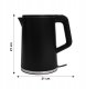 Czajnik elektryczny bezprzewodowy turystyczny 1500 W 1.2 l obrotowy czarny 9