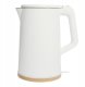 Czajnik elektryczny bezprzewodowy turystyczny 1500 W 1.7 l obrotowy biały 2